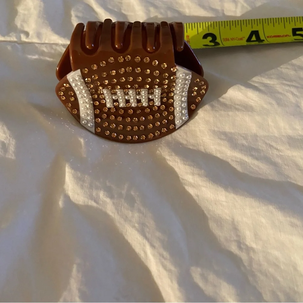 🏈 Hair Clip Adorned with/ Rhinestones